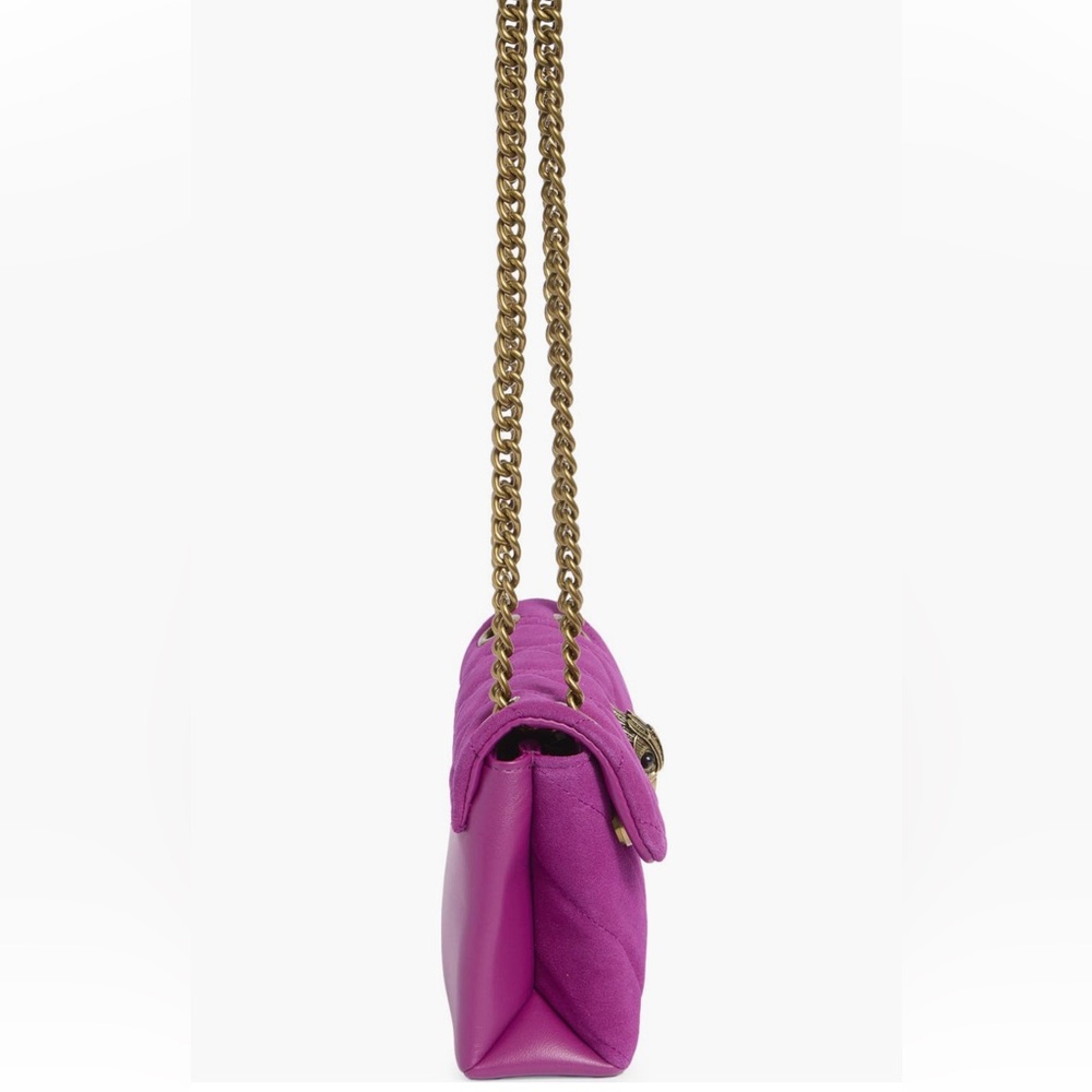 🔥🔥🔥NEW Kurt Geiger Mini Kensington Suede Convertible Shoulder Bag Crossbody Bag - Picture 6 of 16